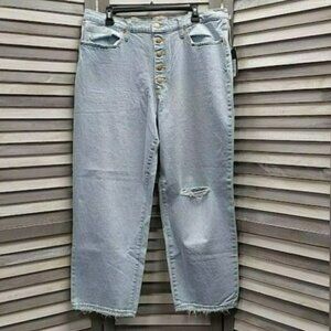 Vintage Straight Light Wash Denim Jeans | Universal Thread  | 18